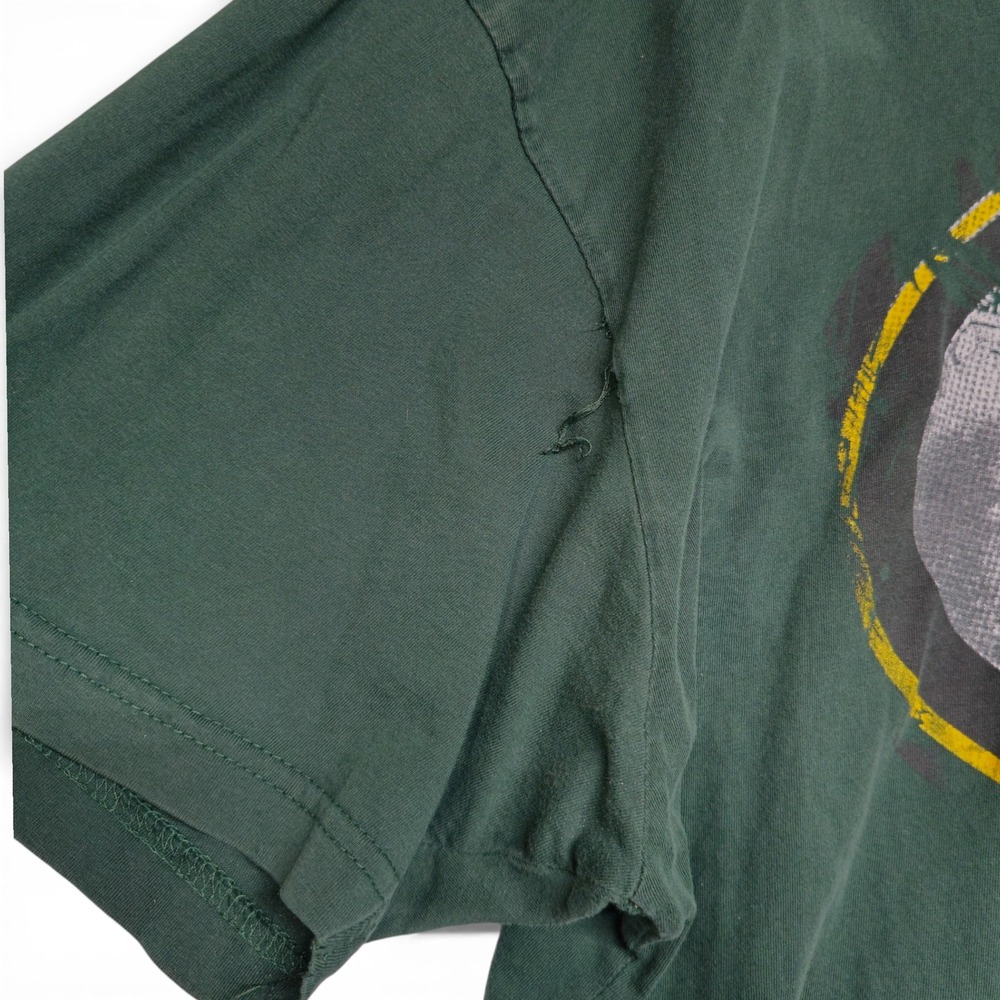 Vintage NFL Green‎ Bay Packers T Shirt Men XL Green Team Apparel Football - Picture 4 of 6